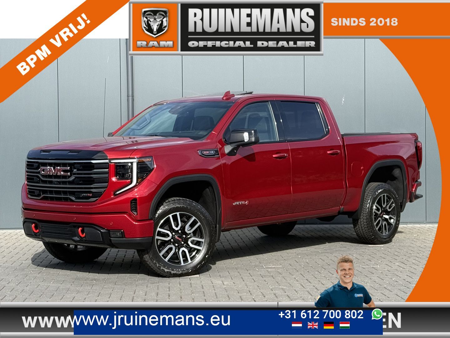 GMC Sierra SIERRA AT4 6.2L V8 420 PK / BPM VRIJ!! /