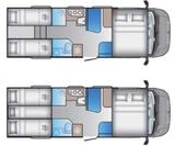 Glücksmobil A 75SL *Automatik*Einzelbetten*separate Dusche* - Glücksmobil Wohnwagen & Wohnmobile