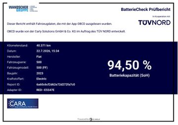 Fiat 500 e Icon Cabrio Batterie KeyLess+LED+Navi+SHZ