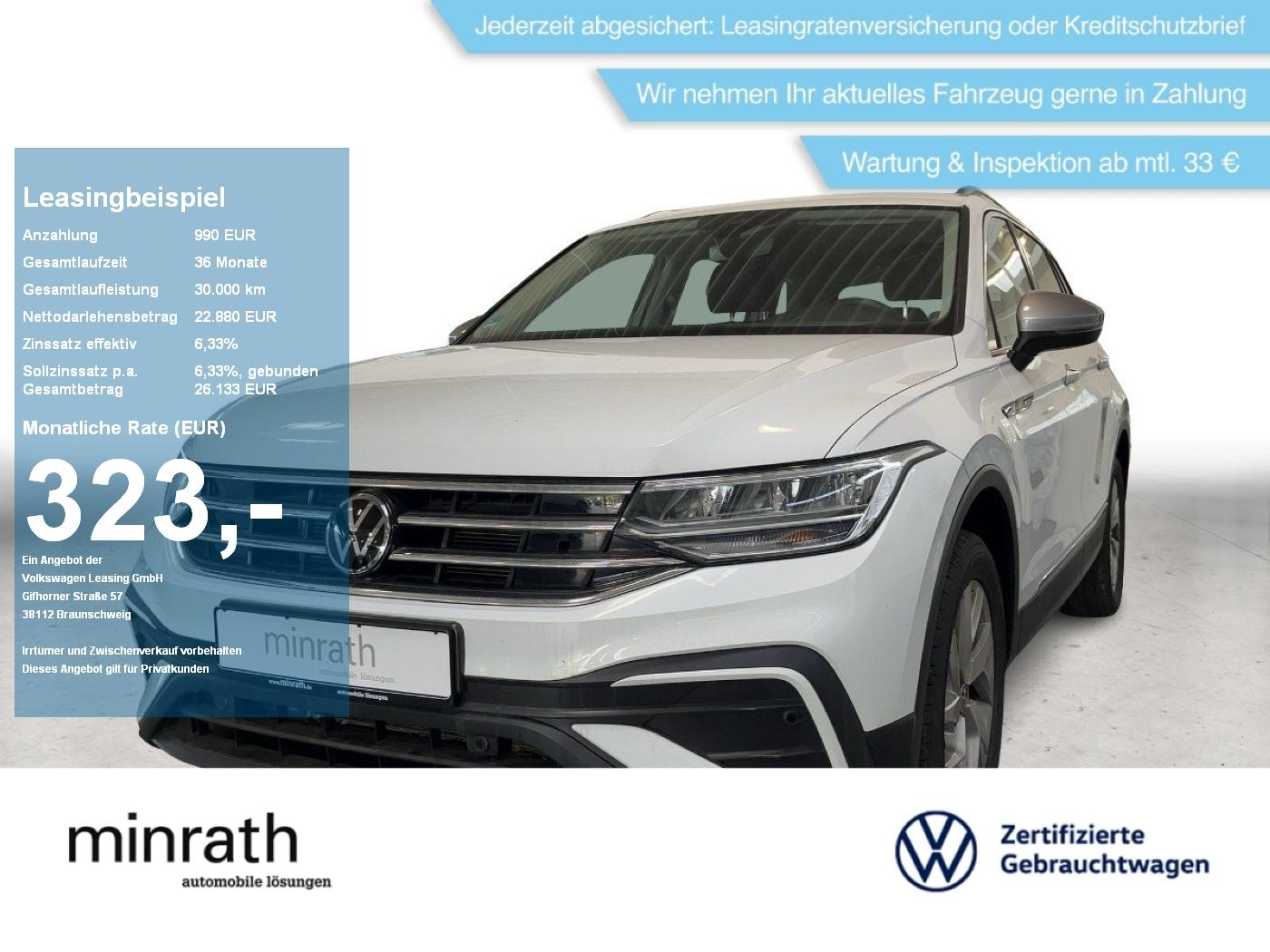 Volkswagen Tiguan Allspace Life 1.5 TSI AHK+ACC+LED+NAVI+PD