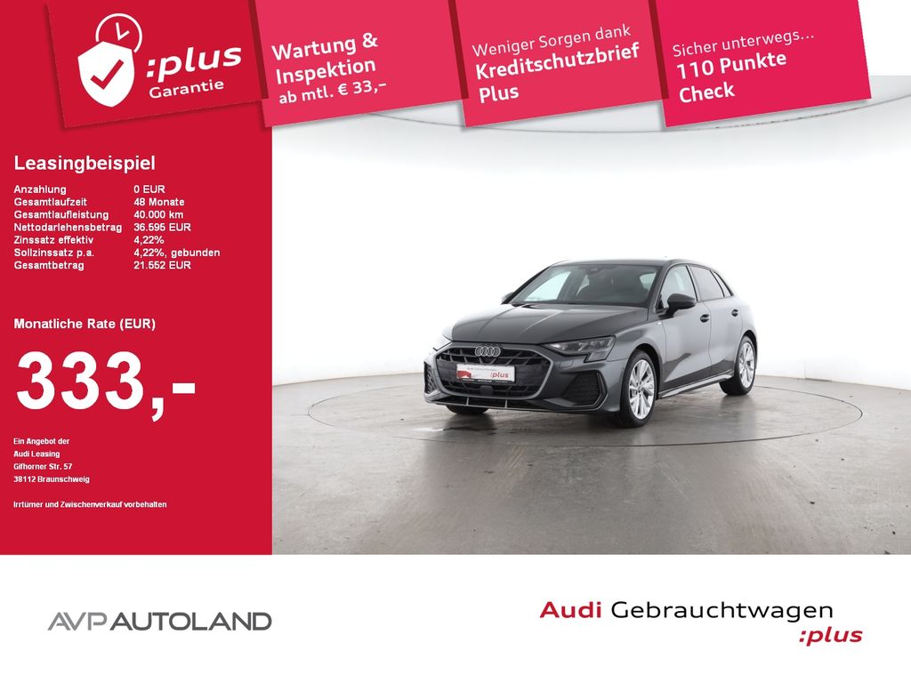 A3 Sportback 35 TDI S tronic S line | inkl. WKR