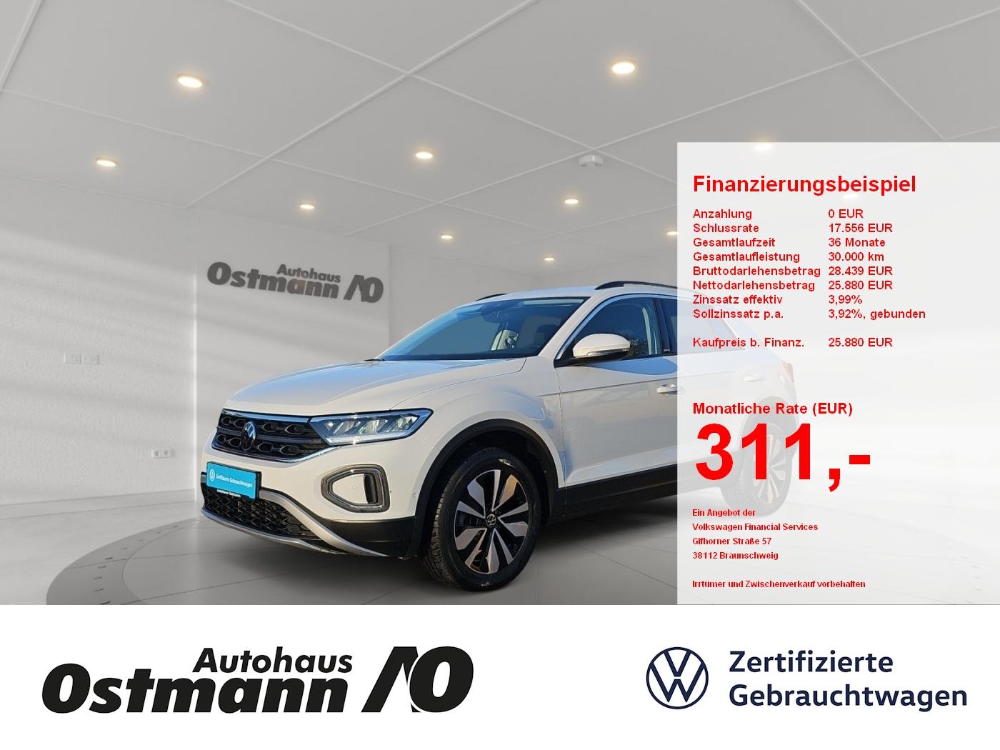 Volkswagen T-Roc 1.5 TSI Move AHK AUT DynLicht Kam. KlimaA