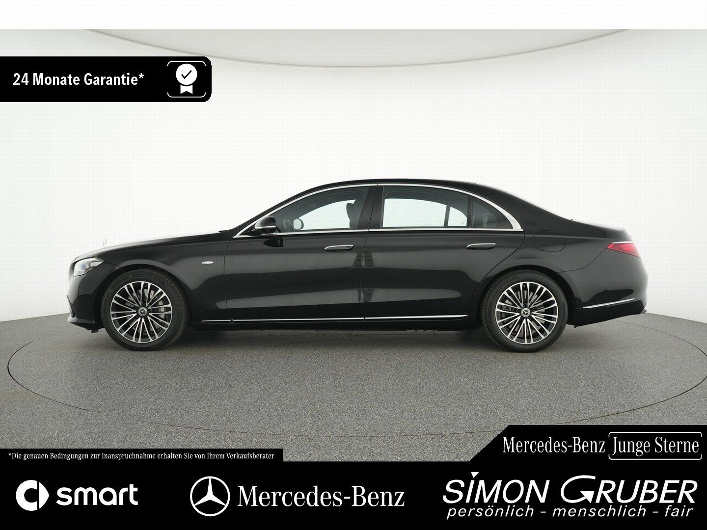 Fahrzeugabbildung Mercedes-Benz S 580 e 4M lang Pano Burm Ambi Airmatic Guard360