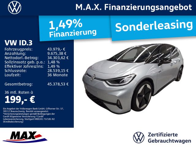 ID.3 GTX IQ.LIGHT+NAVI+PANO+ACC+AR HUD+KAMERA+