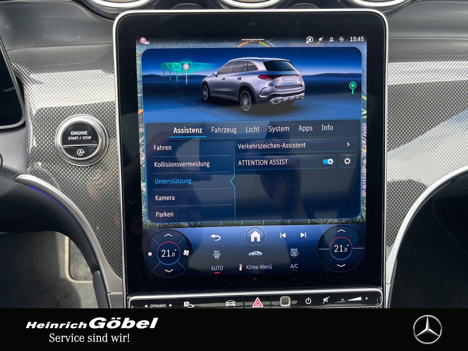 Fahrzeugabbildung Mercedes-Benz GLC 220 d 4M AMG*PANO*AHK*360°*MEMORY*TOTWINKEL*