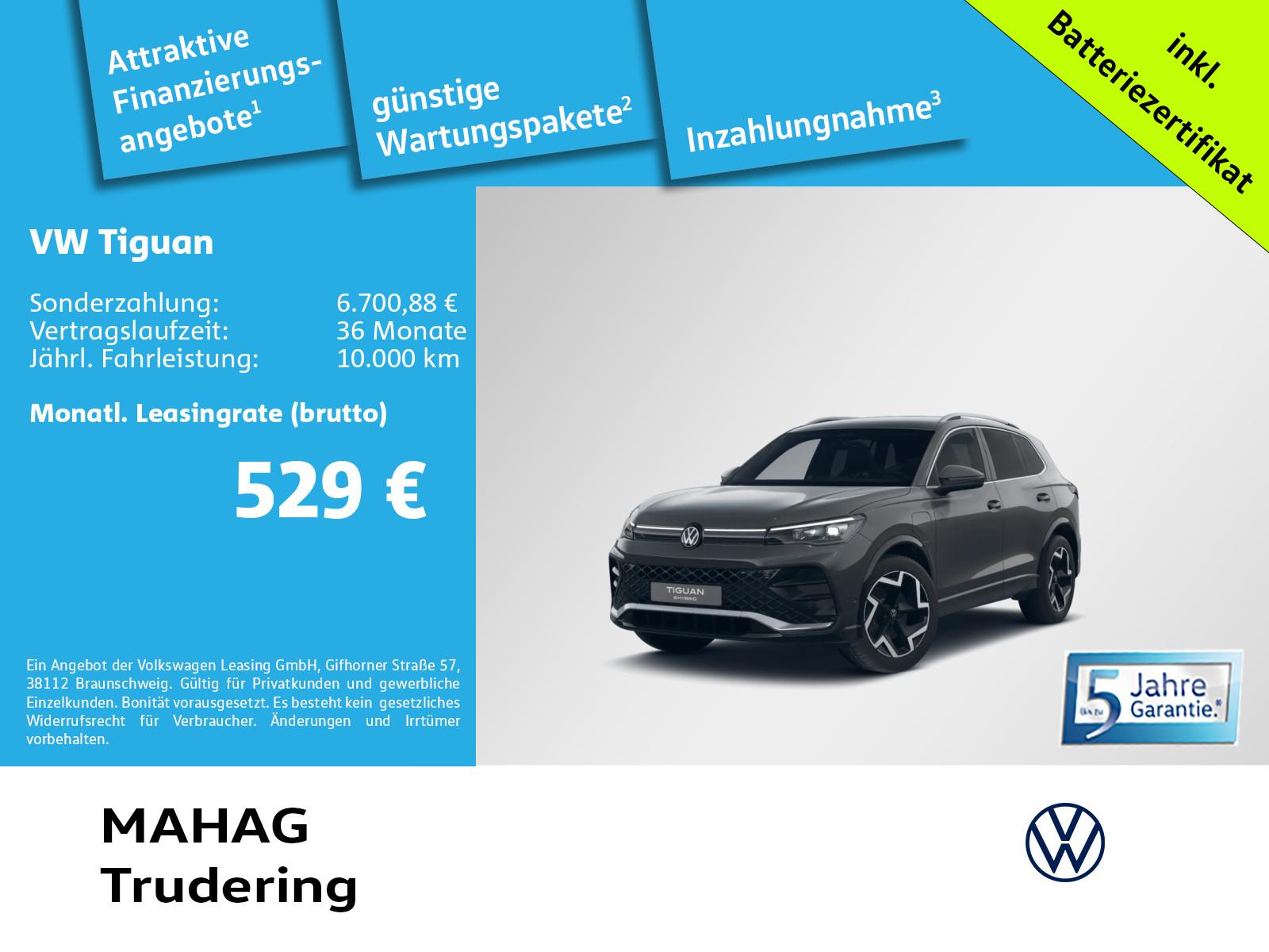 Volkswagen Tiguan R-Line 1.5 eHybrid LED+ IQ.Drive Navi AHK