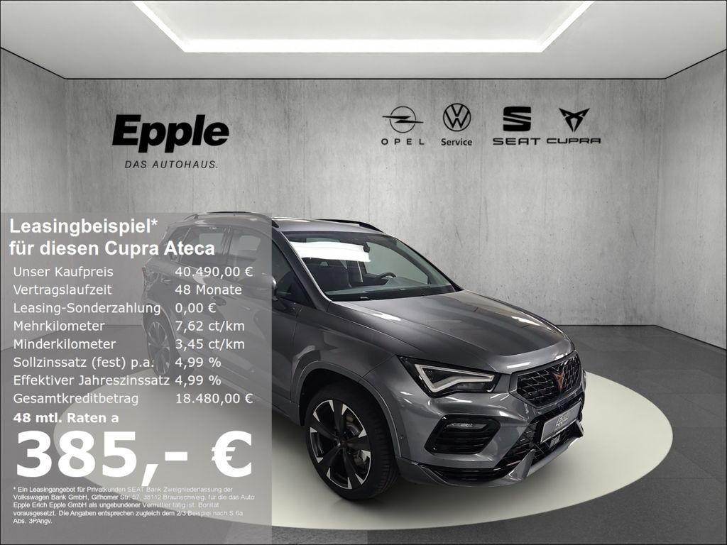 Ateca 2.0 TSI 140 kW (190 PS) 7-Gang DSG 4Drive