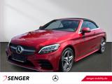 Mercedes-Benz C 180 Cabriolet AMG Line Navi LED Rückfahrkamera - Mercedes-Benz: Rot, Cabrio