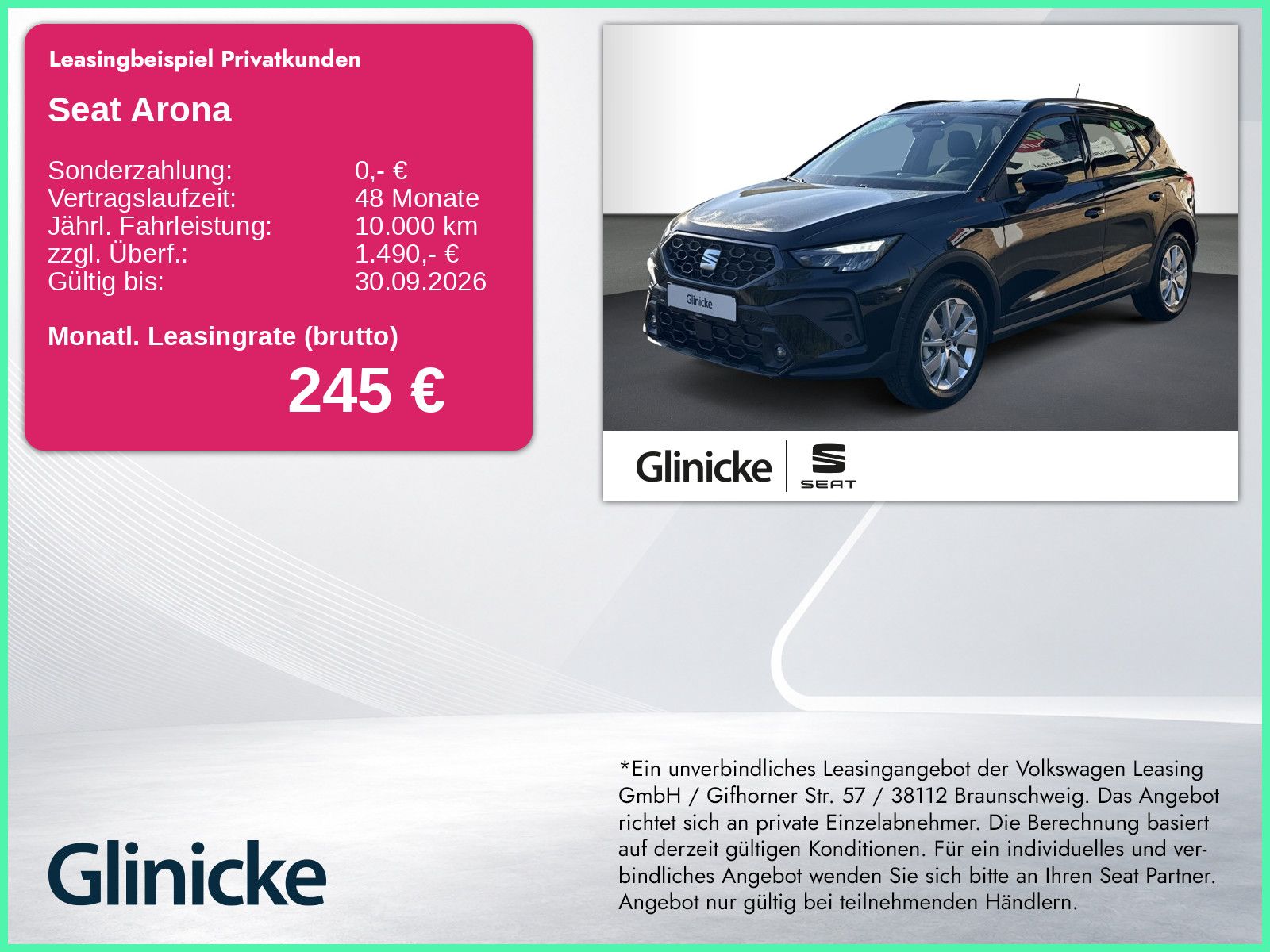 Seat Arona Style 1.0 TSI DSG, RFK, SHZ