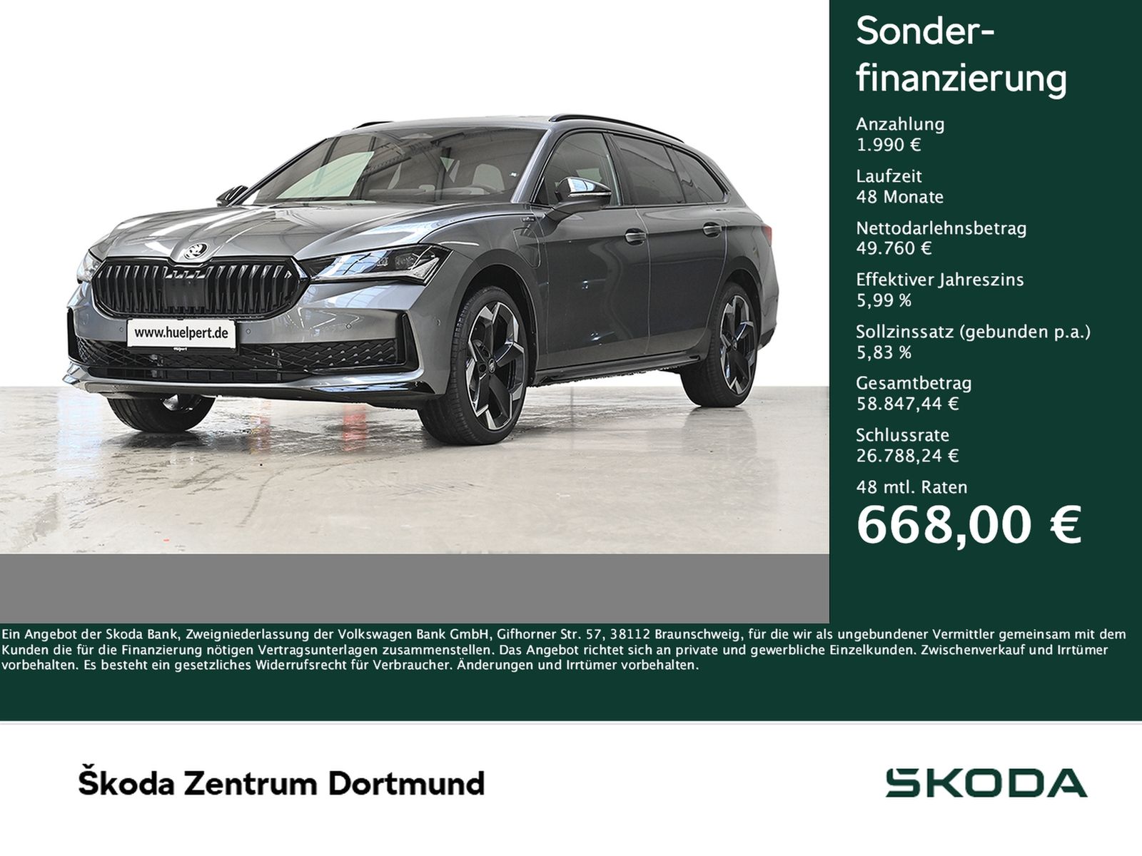 Skoda Superb Combi HYBRID SPORTLINE AHK PANO eSITZE