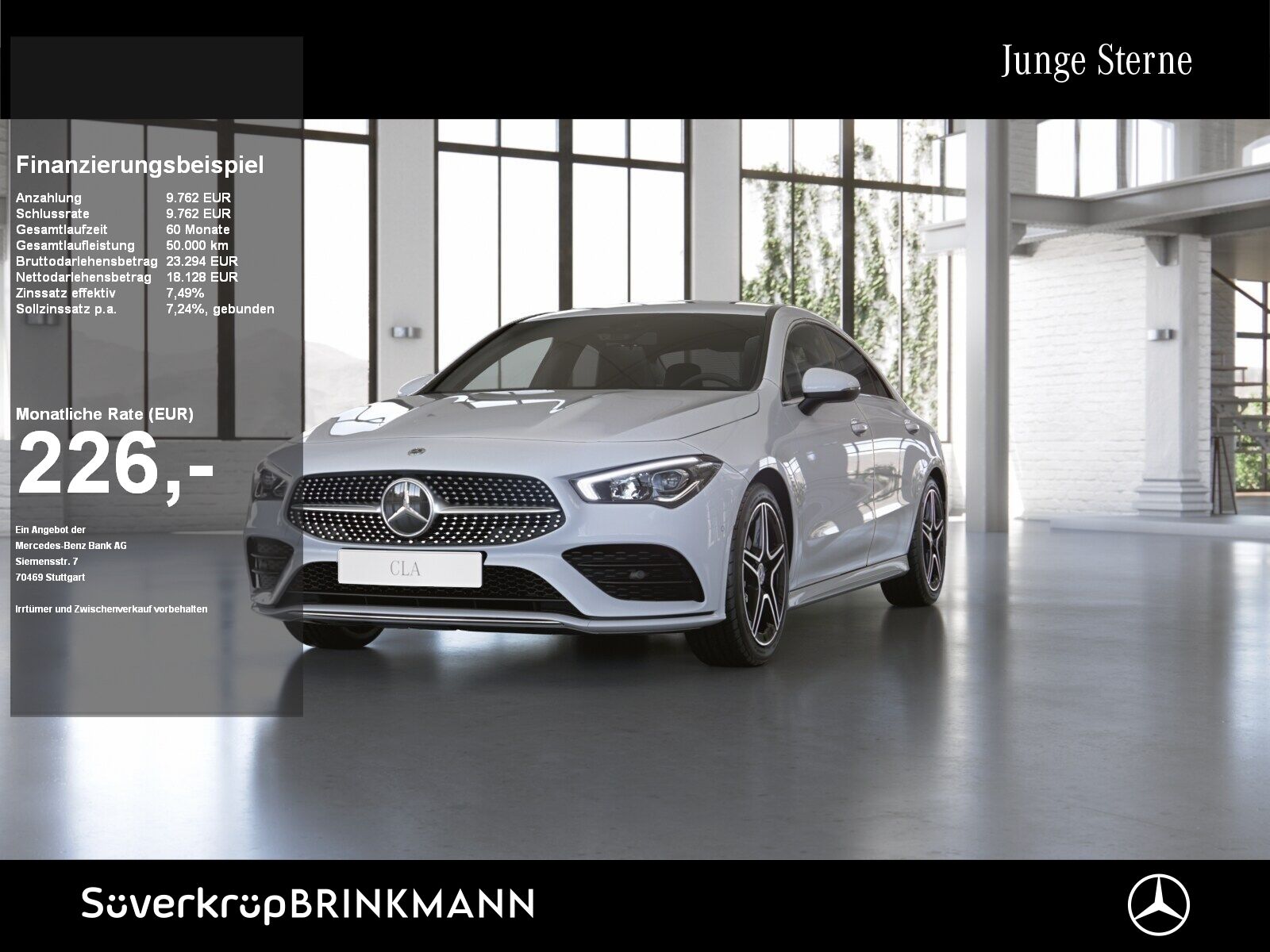 MERCEDES-BENZ CLA 200 Coupé AMG DISTR KAMERA SPUR PDC SHZ