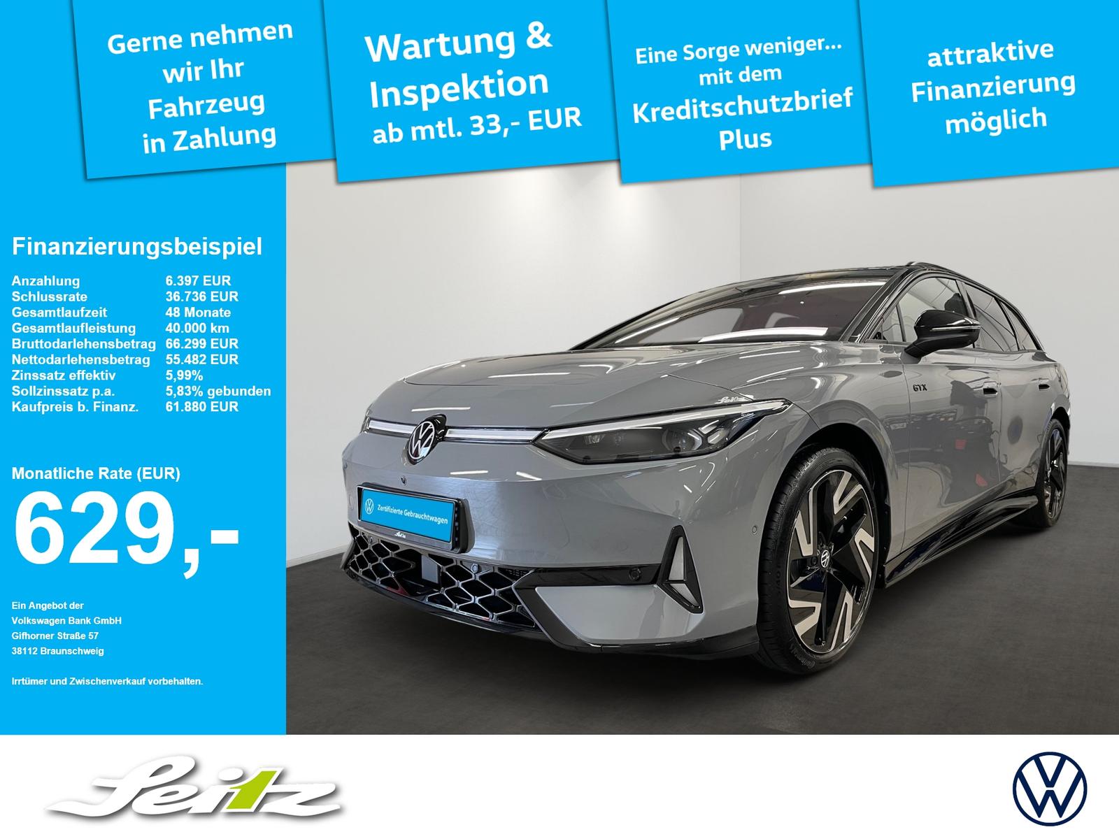 Volkswagen ID.7 Tourer 4M GTX *HEAD-UP*AHK*PANO*HARMAN*MATR