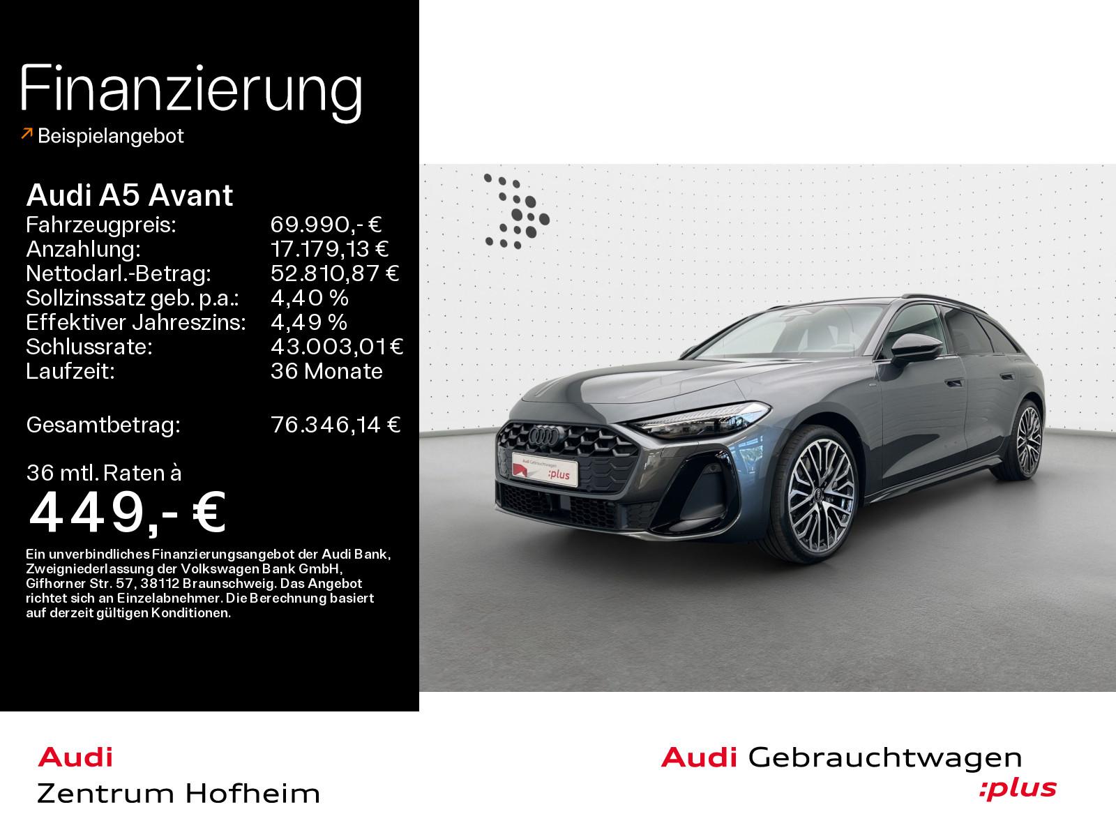 Audi A5 Avant e-hybrid qu 2x S line S tro*Pano*Matrix
