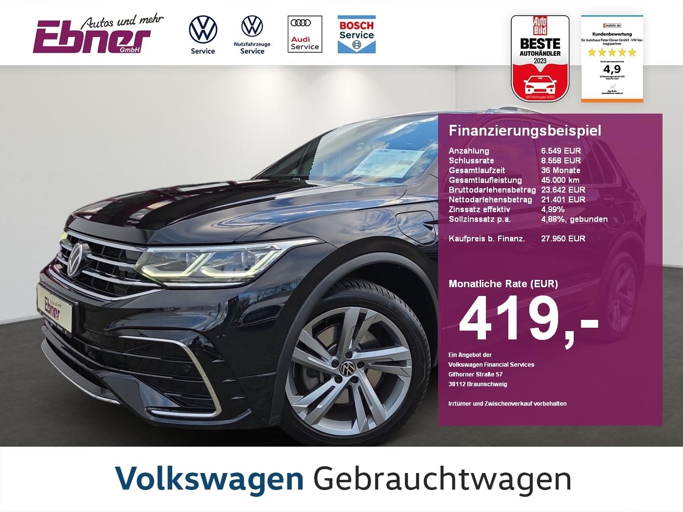Volkswagen Tiguan R-LINE 245PS PHEV DSG AHK+KAMERA+MATRIX+N