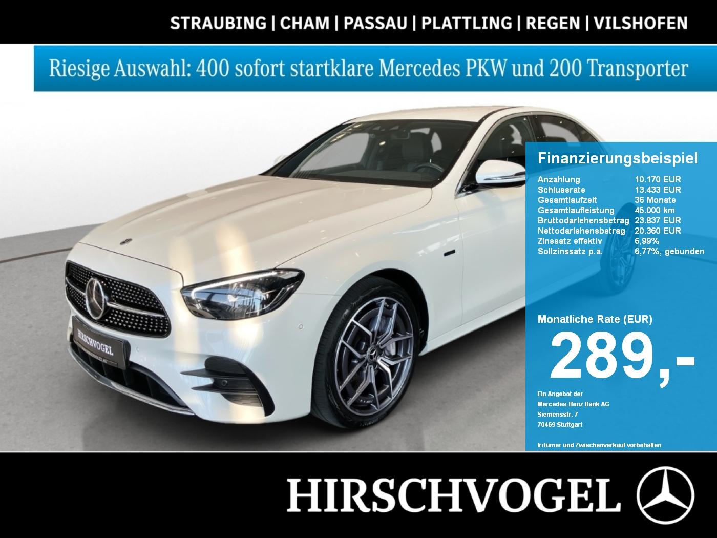 Mercedes-Benz E 300 de AMG-Line/AVANTGARDE+DISTRON+MBUX+Navi-P