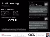 Audi A1 Sportback advanced 30 TFSI *Ganzjahresreifen* - Audi A1 Vorführfahrzeuge