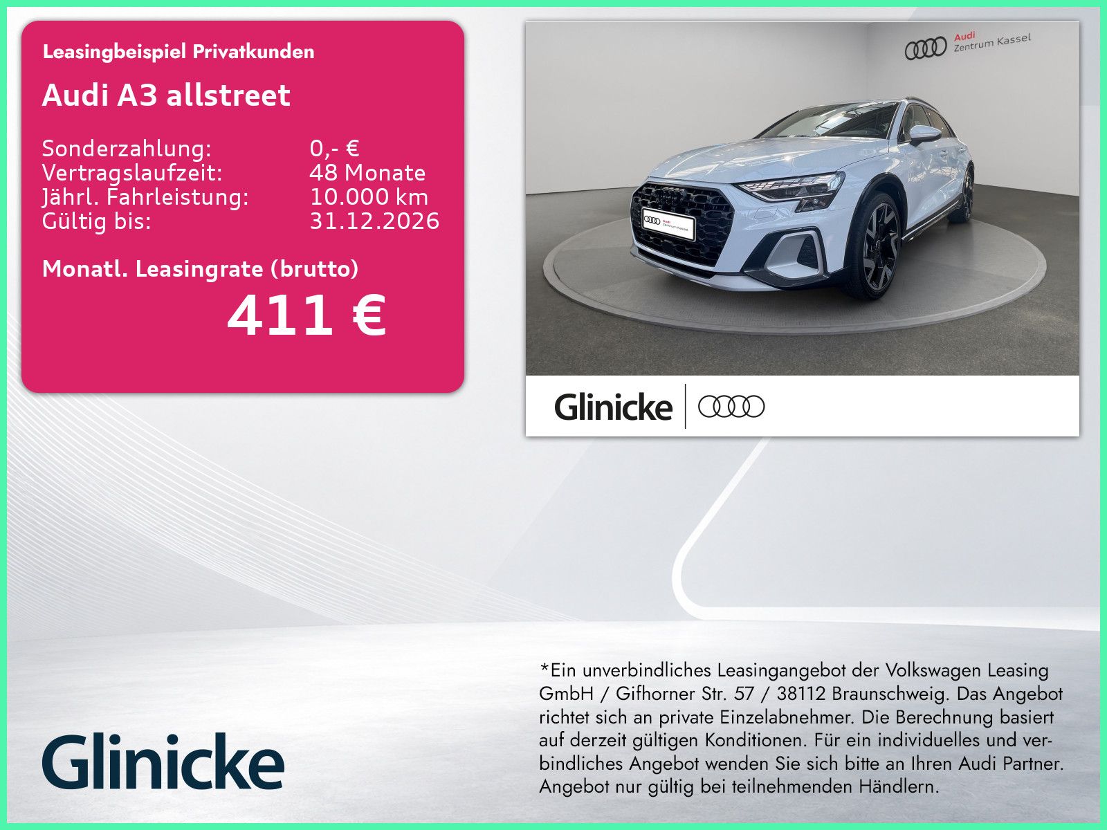 Audi A3 allstreet TFSI LED AHK Rückfahrkamera MMI+