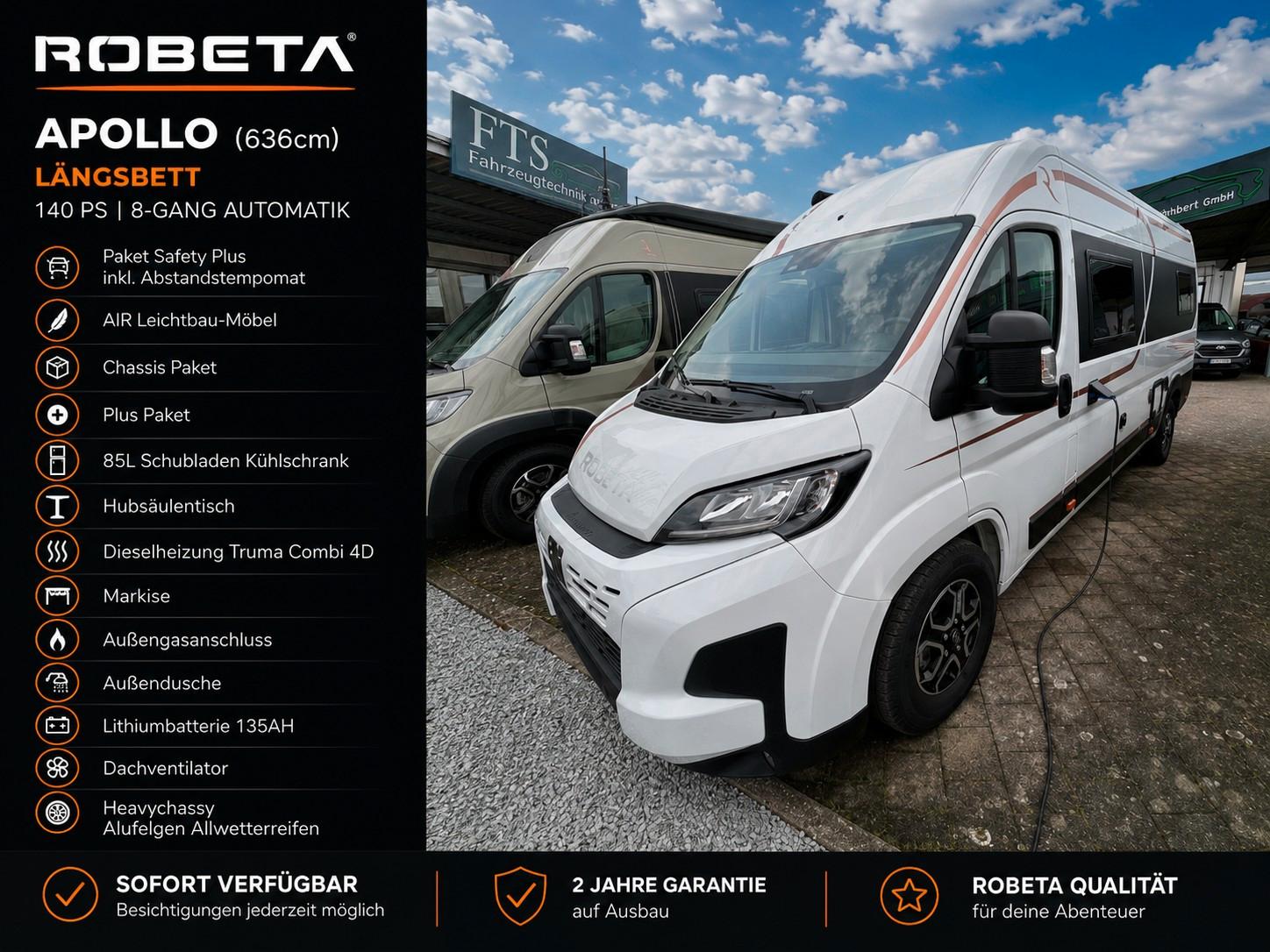 Robeta Apollo  Fiat Ducato  2025 Automatik