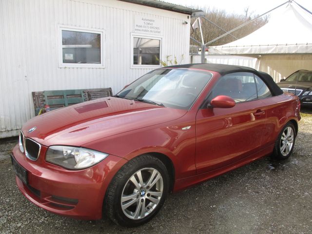 BMW 120i Cabrio Leder Klima PDC 6Gang SR+WR auf Alu