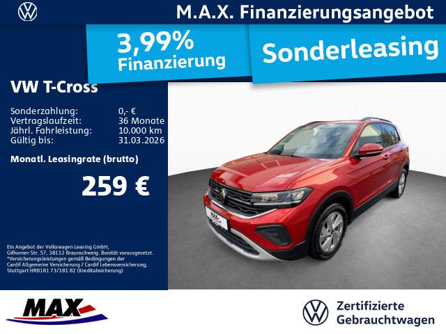 Volkswagen T-Cross 1.0 TSI LIFE LED+AHK+NAVI+ACC+PDC+