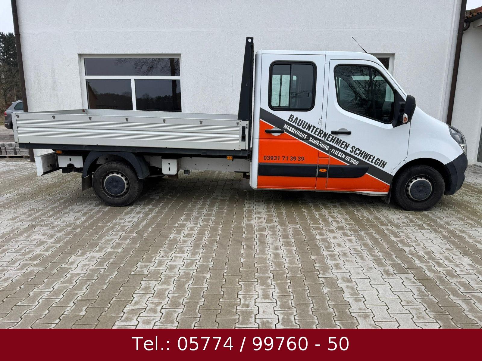 Opel Movano B Pritsche DoKa 2.3 180PS L3H1 AHK Navi