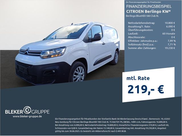 Citroën Berlingo KW Berlingo BlueHDi 100 Club XL