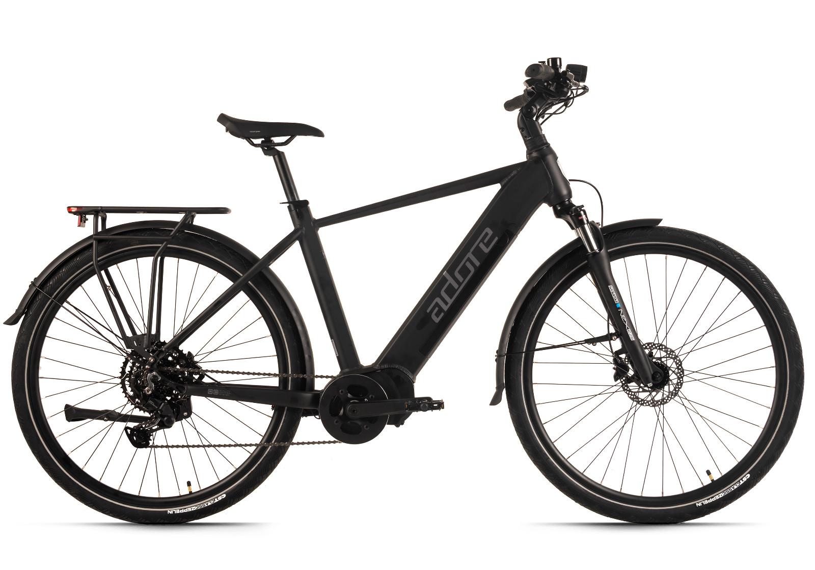 ADORE E-Citybike 28" ATX-390 Schwarz 15 Ah