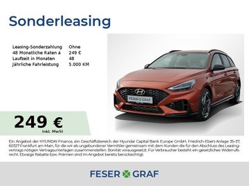 Hyundai Leasingangebot: Hyundai i30 N-LINE KOMBI NAVI LED SHZ DCT CAM CARPLAY