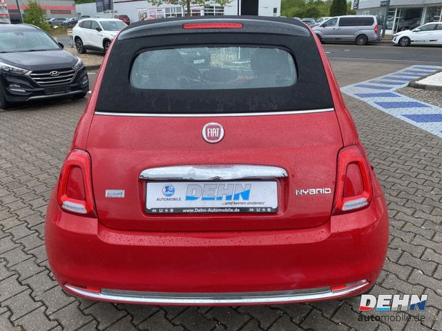 Fiat 500C Cabrio 1.0 Hybrid Red Komfortpaket PDC