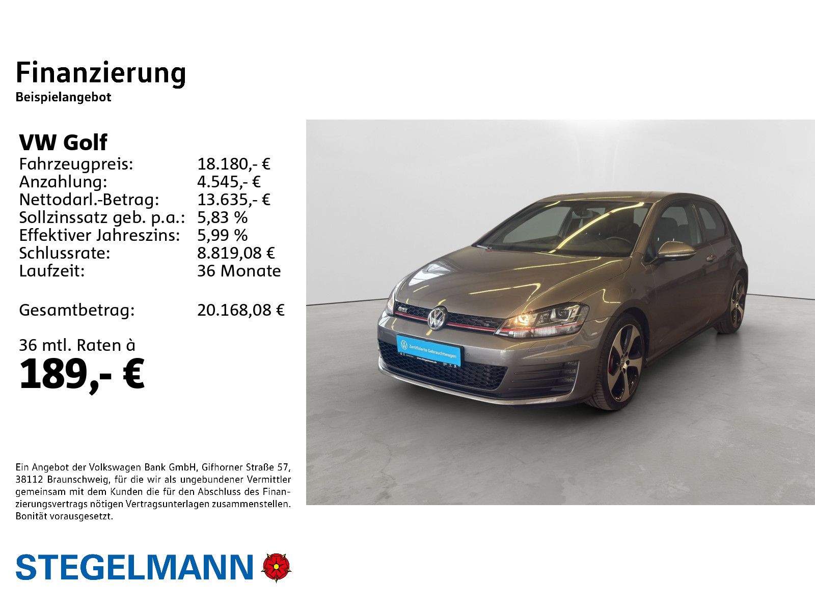 Volkswagen Golf VII 2.0 TSI DSG GTI Navi Xenon Sitzheizung foto 2