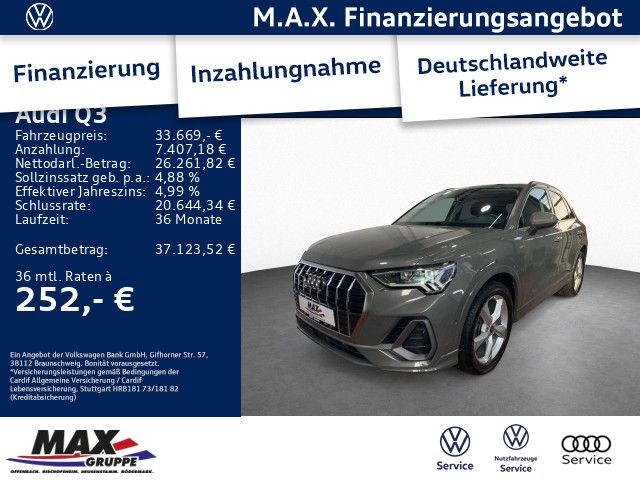 Q3 35 TDI S TRONIC S LINE +LED+KAMERA+NAVI+AHK++