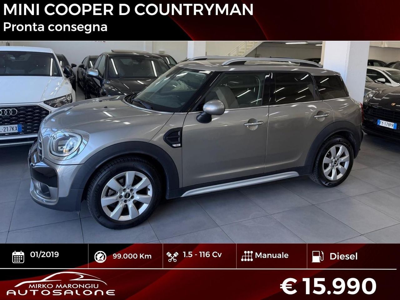 MINI Mini Cooper D Countryman 1.5 One FINANZIABILE