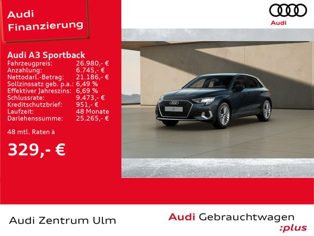 Audi A3 Sportback advanced 35 TFSI PDC SHZ