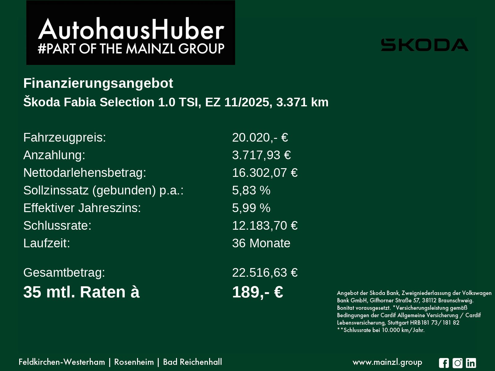 Skoda Fabia 1.0 TSI DSG Selection Klima SHZ CarPlay imagem 3