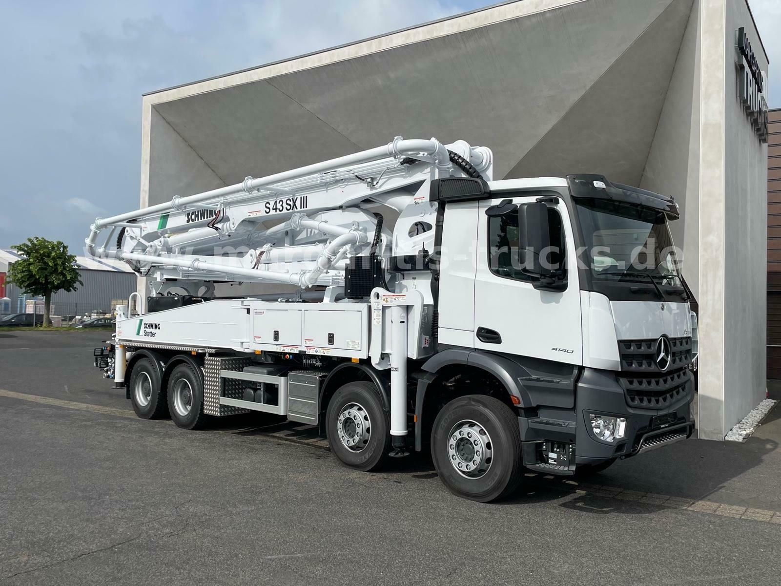 Mercedes-Benz Arocs 4140 8x4 EURO3 Schwing S43 SX III