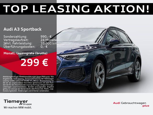 Audi A3 Sportback 45 TFSIe S LINE MATRIX BuO AHK KAME