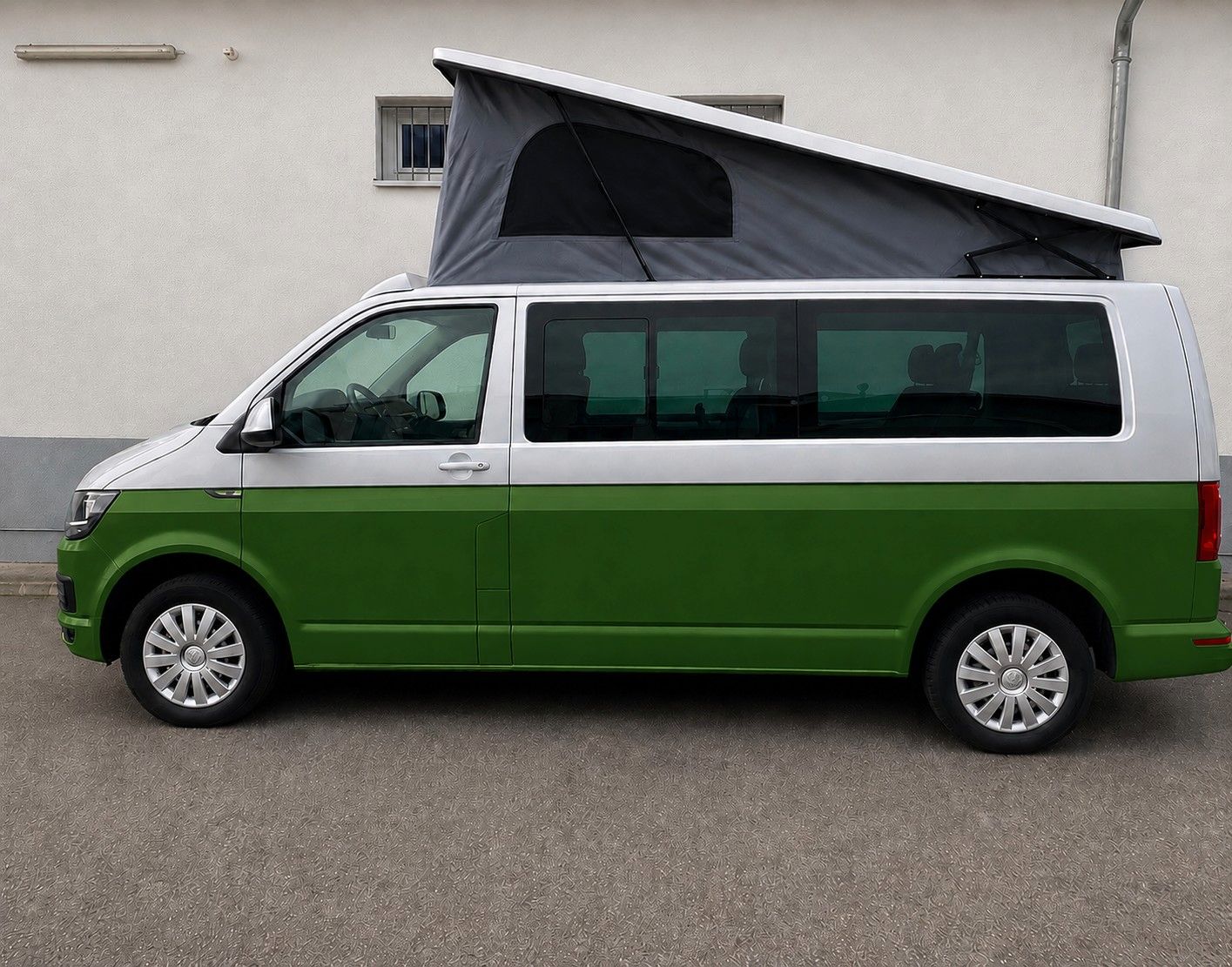 Volkswagen T6 CAMPER AUFSTELLDACH LANGVERSION WENIG KM foto 3