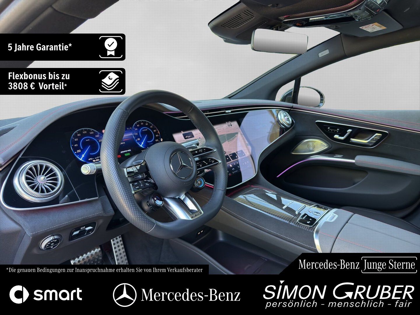 Fahrzeugabbildung Mercedes-Benz EQS 53 4M+ AMG Pano Carbon Sitzkl Massage 118Kw