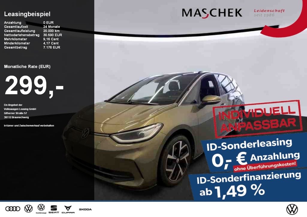 Volkswagen ID.3 Pro S 77 kWh Area View Sonderleasing Massag