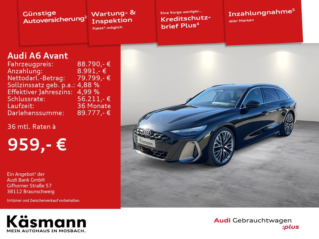 Audi A6 Avant TFSI quattro 2xS line PANO B&O