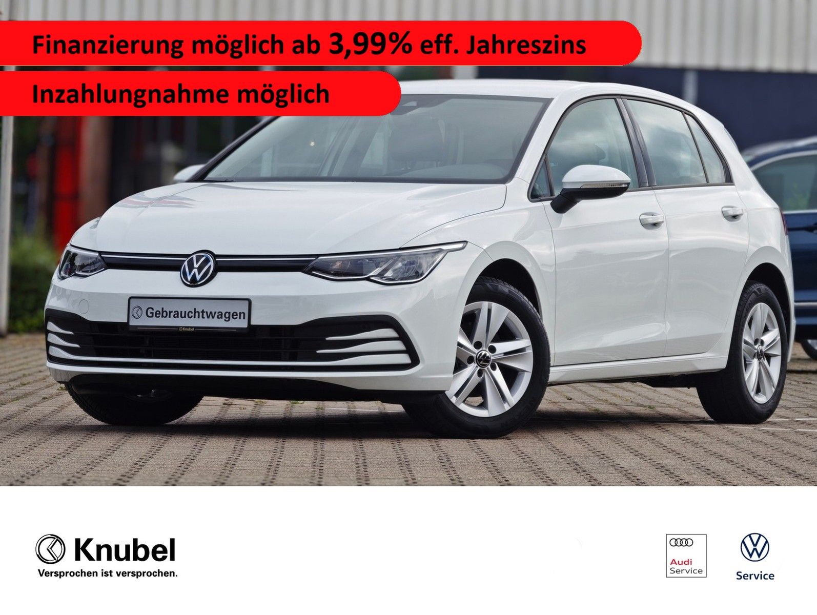 Volkswagen Golf VIII Life 1.0 eTSI DSG LED*Nav*Alu*ACC*SHZ* foto 1