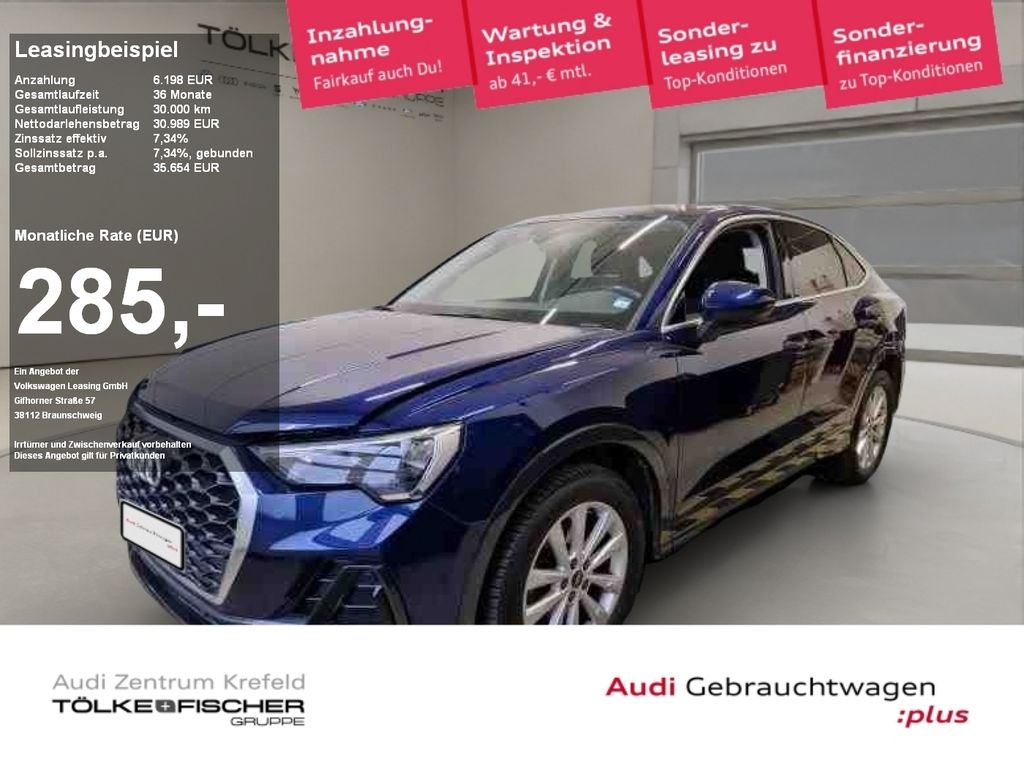 Audi Q3 Sportback 35 1.5 TFSI AHK LED SHZ LM ACC PDC