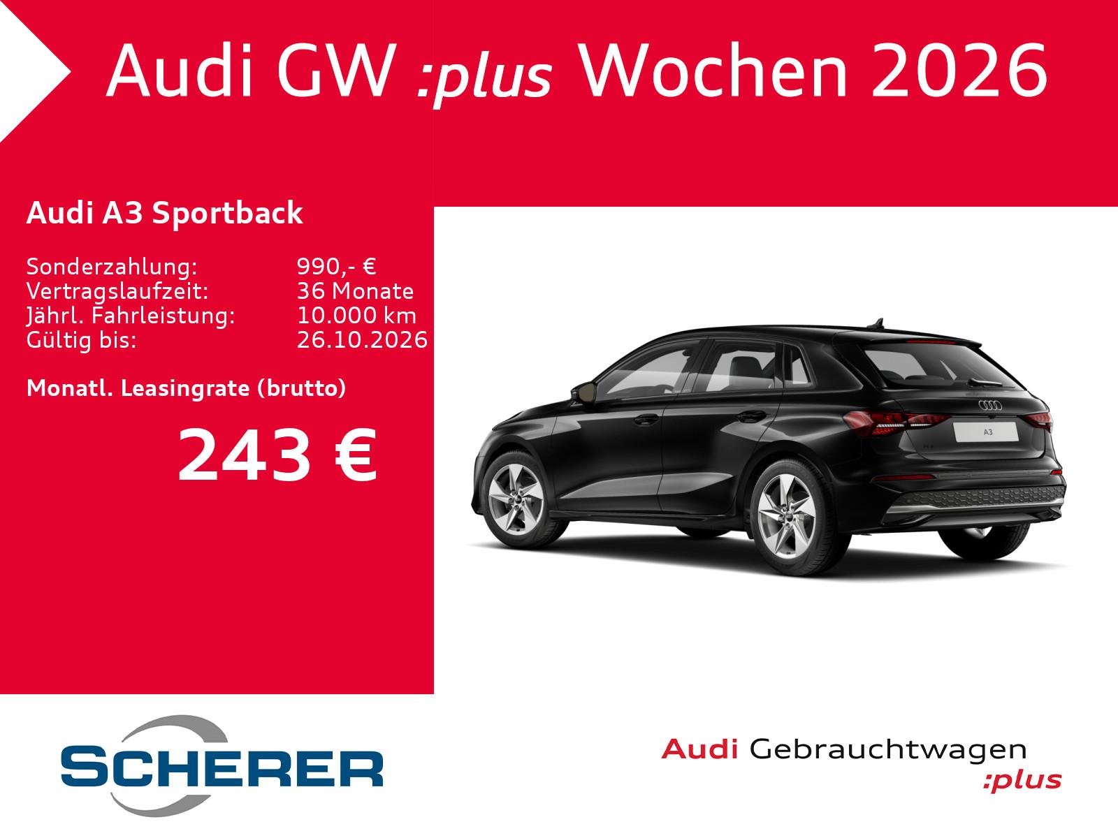 Audi A3 Sportback Advanced TFSI LED NAVI EINPARKHILFE, миниатюра 5