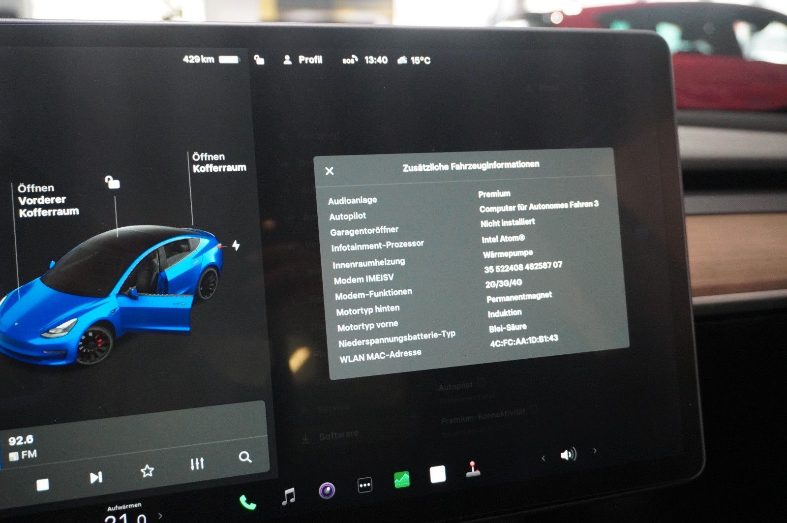 Fahrzeugabbildung Tesla Model 3 PERFORMANCE DUAL-MOTOR NAVI/LED/KAMERA