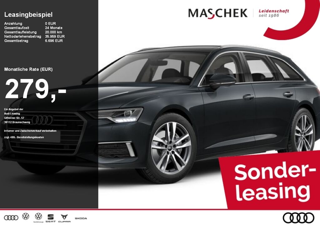 Audi A6 Avant *Sonderleasing* 45 TFSI quat Navi AHK P