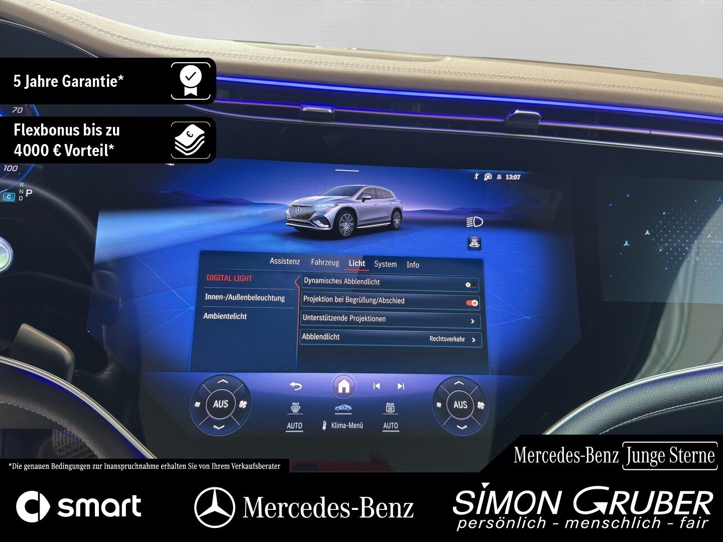 Fahrzeugabbildung Mercedes-Benz EQS 450+ SUV El. Art Premium Hyper 7Sitze Mod 23