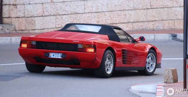 Ferrari Testarossa Spider aus Ferrari Sammlung in Monaco