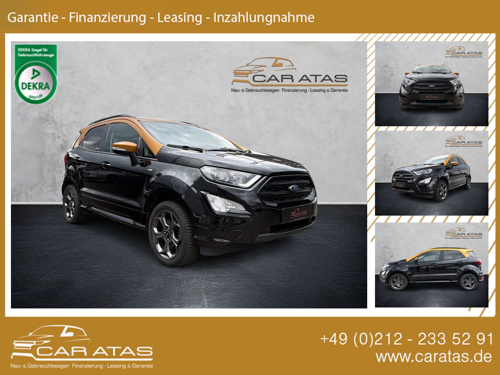 Fahrzeugabbildung Ford EcoSport 1.0 ST-LINE AHK LEDER KLIMAAUT.NAVI PDC