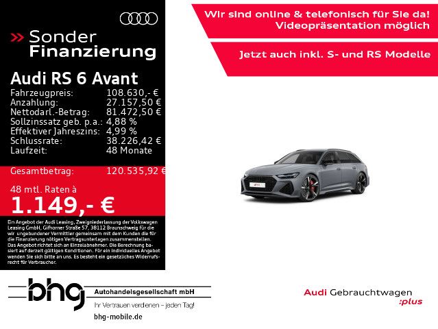 AUDI RS 6 Avant q 4.0 V8 tiptronic