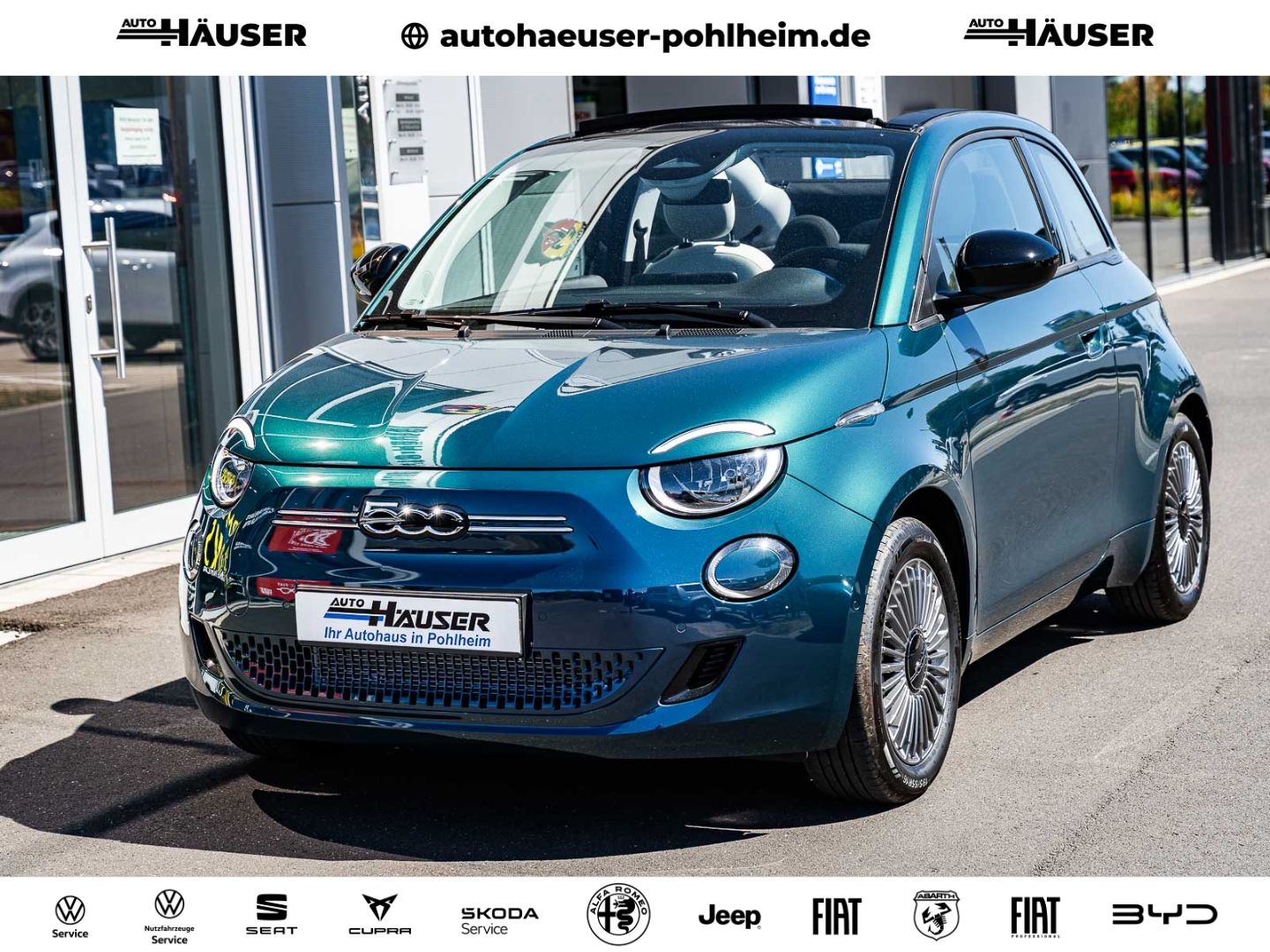 Fiat 500e Cabrio ICON 42 kWh SOFORT KAMERA SITZHZG TE